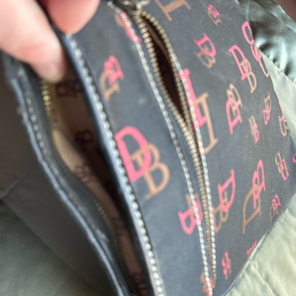 Dooney & Bourke Black Crossbody Bag with Red Accents - Picture 12 of 14